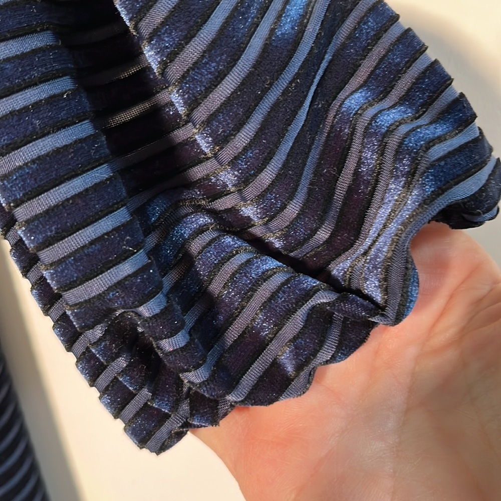 Lulu's Navy Blue Ribbed Mini Dress - Picture 5 of 16